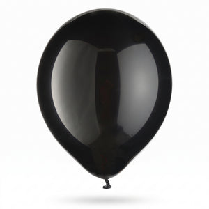 Classic Black Latex Balloons - 9", 20 Pack