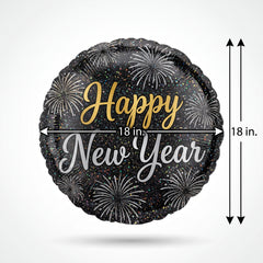 18-Inch Holographic New Year’s Eve Foil Balloon
