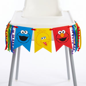 Sesame Street High Chair Birthday Decoration Kit