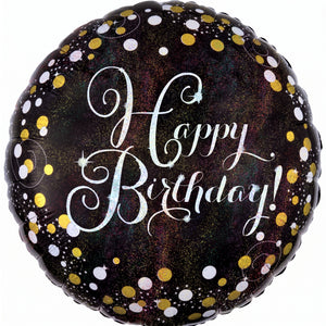 Sparkling Celebration Happy Birthday Foil Balloon