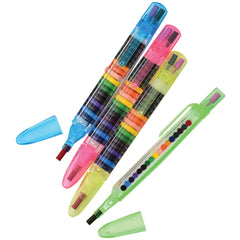 Glitter Stacking Point Crayon - 6 Count