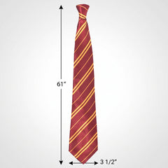 Harry Potter Gryffindor Costume Tie - Red and Gold Striped
