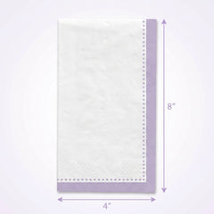 Lavender Premium Buffet Guest Towels - 8 In. x 4 In.