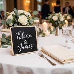Customizable Chalkboard Stand Signs - 8 Pack
