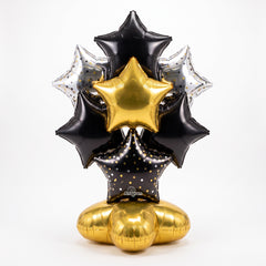 Star Cluster Black Metallic AirLoonz Balloon