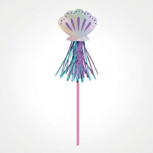 Shimmering Mermaid Seashell Party Wands - 6 Pack