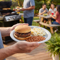 Elegant Silver 10" Round Paper Dinner Plates