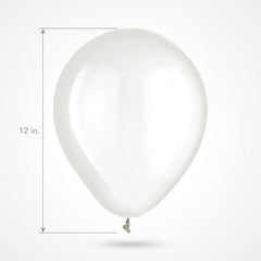 Clear Latex Balloons 12" - 72 Count