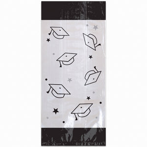 Graduation Celebration Cellophane Bags with Grad Caps, 20-Pack