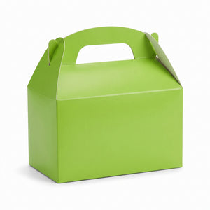Kiwi Green Gable Party Favor Box