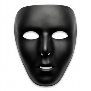Classic Black Full Face Mask - Team Spirit Costume Accessory