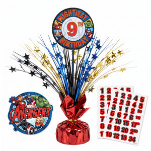 Marvel Avengers Customizable Birthday Centerpiece Spray