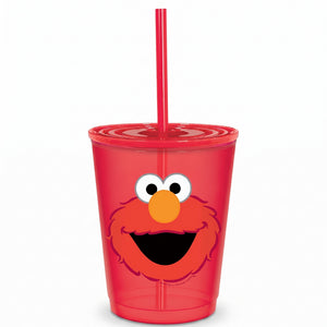 Sesame Street Elmo Sippy Cup with Straw - 9 oz, Red