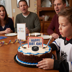 NHL Hockey Birthday Candle Set - 4 Pack