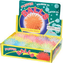 Glow In Dark Puffer Balls/4 In - 12 Count
