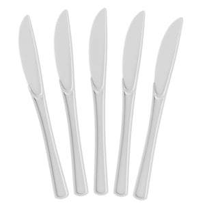 Heavy Duty White Plastic Knives - 7.75 in. | 100 Count