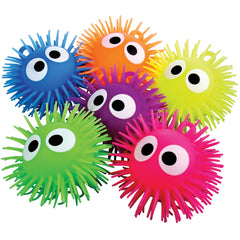 Flashing Puffer W/Eyes - 12 Count