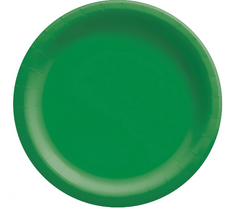 Get Air 8.5" Festive Green Paper Plates - 6 packs of 50 - 300 units