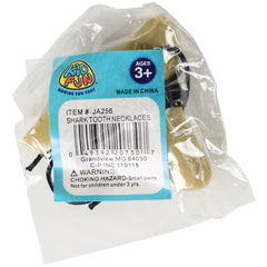 Shark Tooth Necklaces - 12 Count