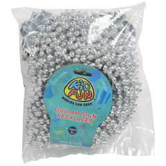 Dollar Sign Necklaces - 12 Count