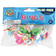 Unicorn Rubber Rings - 12 Count