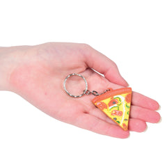 Pizza Keychains - 12 Count