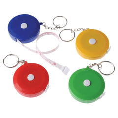 Tape Measure Keychains - 12 Count