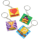 Power Up Keychains - 12 Count