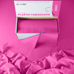 54 In. x 300 Ft. Cut To Size Table Roll | Cerise | Case of 4