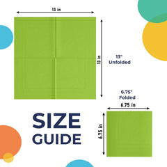Lime Green Luncheon Napkins | 1800 Count