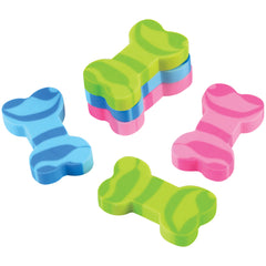 Dog Bone Erasers/36 Per Pkg - 36 Count