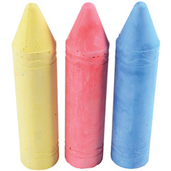 Giant Sidewalk Chalk/3 Per Pkg - 3 Count