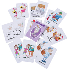 Old Maid & Hearts Value Card Games - 12 Count