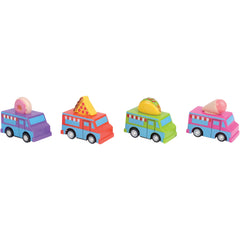 Pull Back Food Trucks - 12 Count
