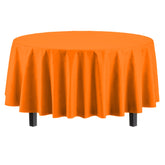 Premium Round Orange Table Cover