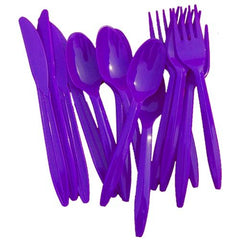 Purple Cutlery Combo Pack | 48 Count