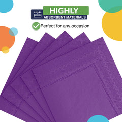 Purple Luncheon Napkins | 1800 Count
