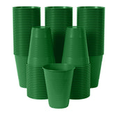 12 Oz. Emerald Green Plastic Cups | 50 Count