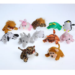 Plush Stuffed Animals - 12 Count