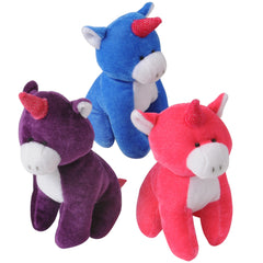 Sitting Unicorn Plush - 12 Count