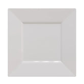 8 In. White Square Plastic Plates | 120 Count