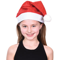 Economy Santa Hats/Adult Size - 12 Count