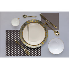 8 In. Motif Design Plastic Plates | 10 Count