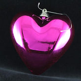 6" Plastic Heart Decoration - 6 Pack