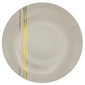 8 In. Motif Design Plastic Plates | 10 Count