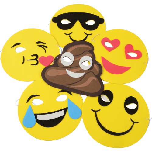 EMOTICON FOAM MASKS