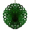 8in. Dark Green Foil Ball Decoration