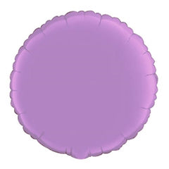 18 In. Lavender Round Mylar Balloon