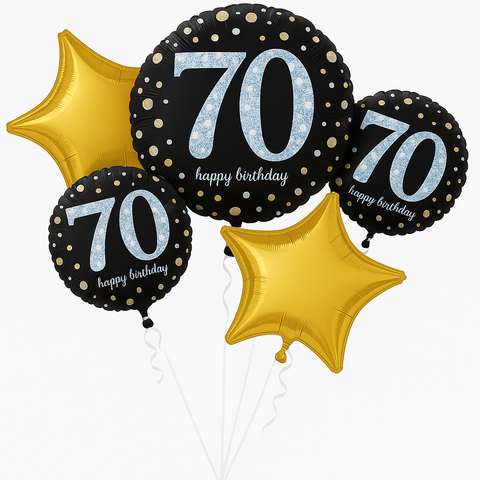 70th Birthday Balloons