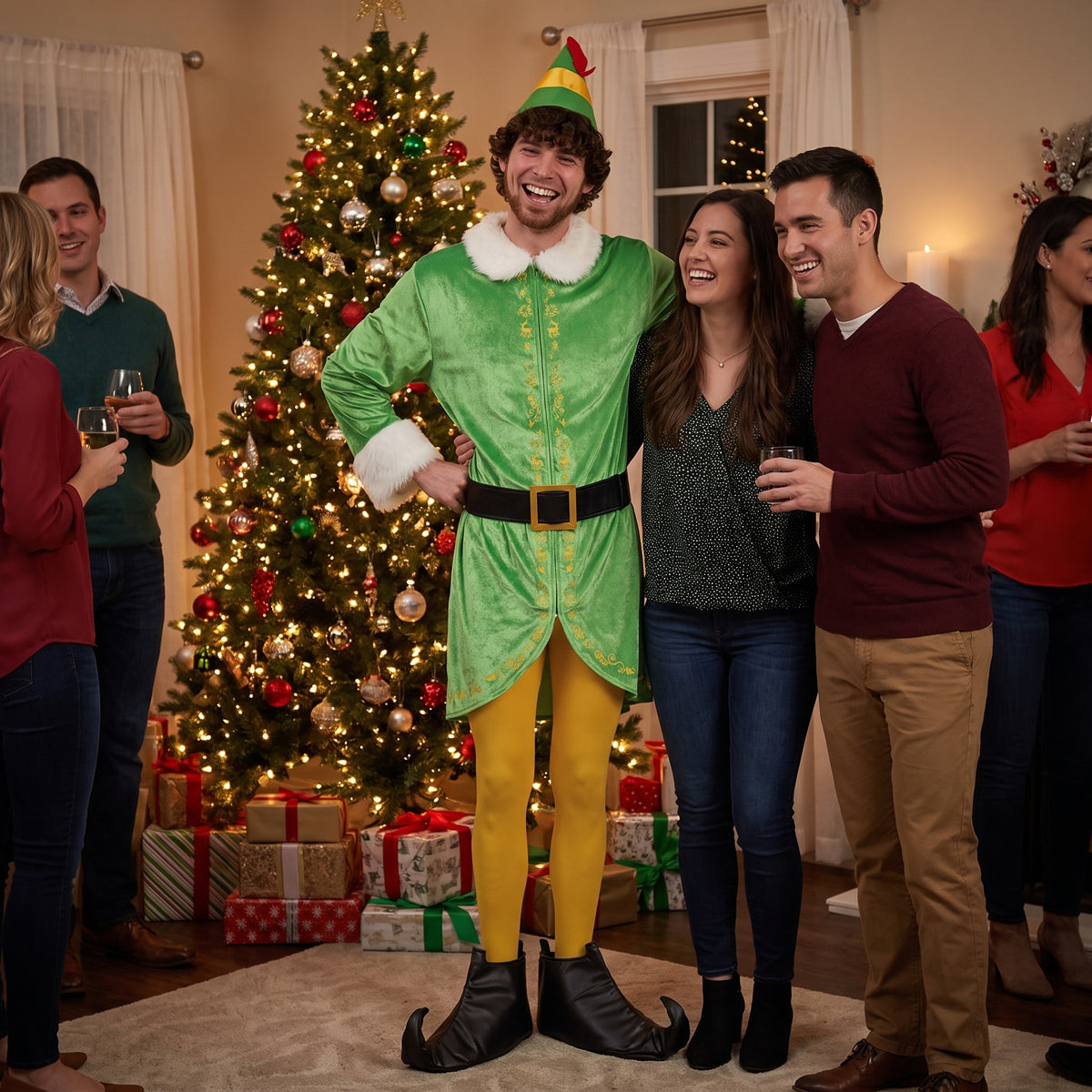 Buddy the Elf Costume - Adult S/M